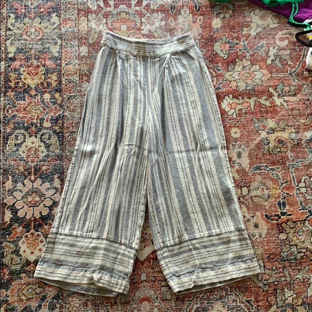 High waisted flowy pants